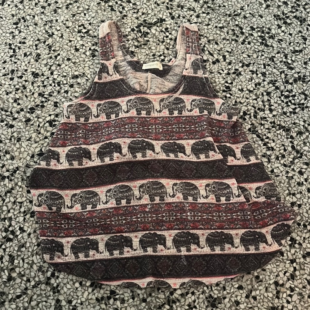 Ginger G Elephant Tank Top